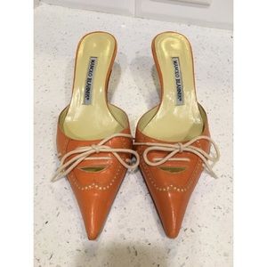 Authentic Manolo Blanik mules